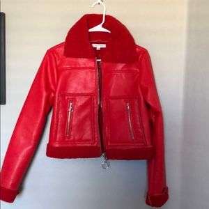 Honey Punch Faux Shearling Jacket